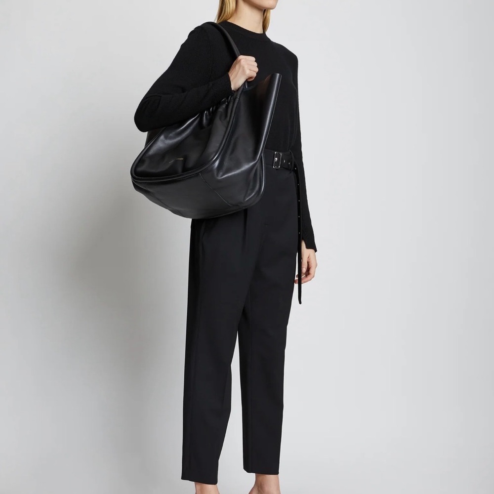 Proenza Schouler Rare XL Ruched Tote black calfskin leather. - Picture 15 of 15